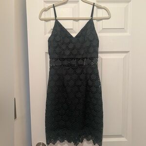 Forest Green Aqua Dress